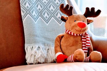 ¿Por qué es roja la nariz del reno Rodolfo?