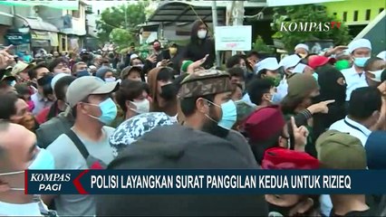 Download Video: Polisi Beri Surat Panggilan Kedua Untuk Rizieq Shihab, Sempat Dihadang Anggota FPI