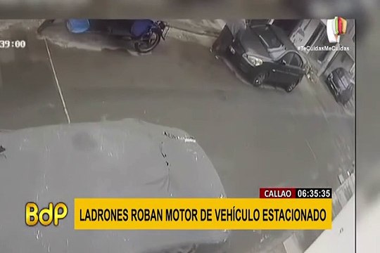 Callao: vecino asusta a ladrones de autopartes antes de realizar el robo
