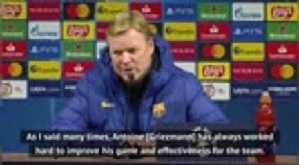 Télécharger la video: Koeman always had trust in Griezmann for Barcelona