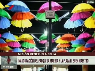 Inauguración del Parque La Marina y la Plaza El Buen Maestro en el estado Zulia