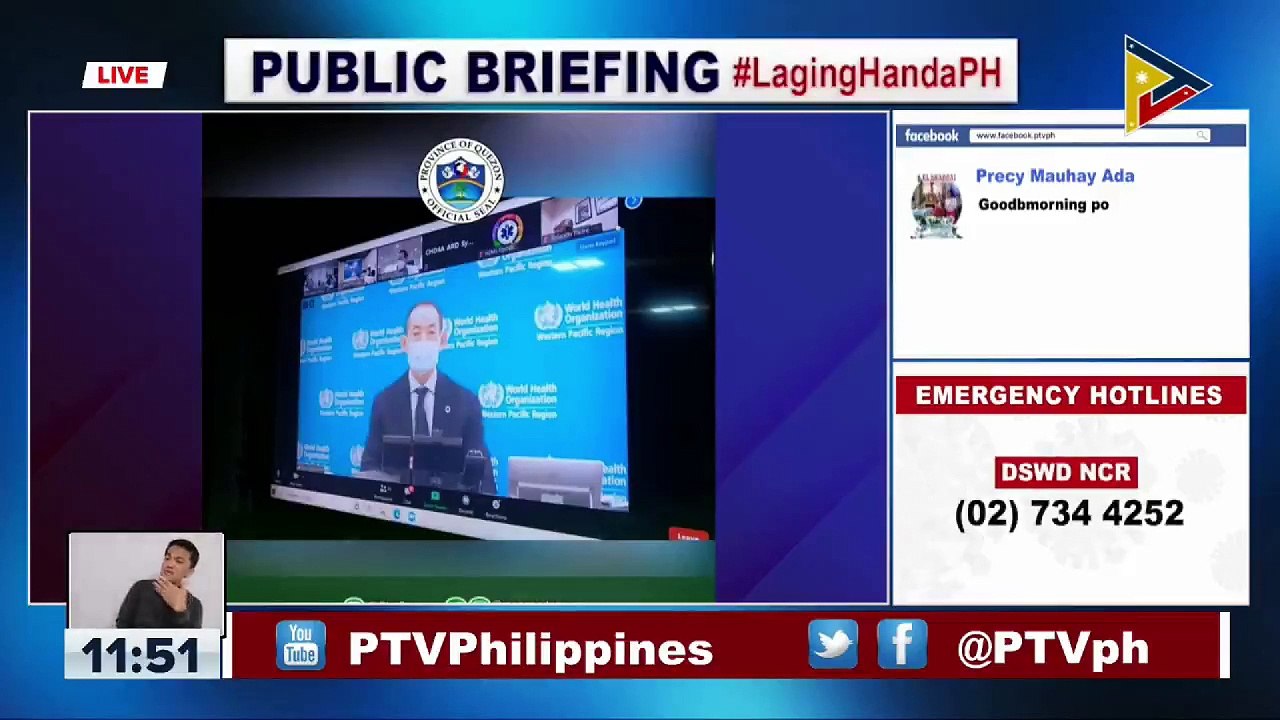 #LagingHanda | Mga kinatawan ng Quezon LGU, WHO at DOH, nagpulong ukol sa  pagtaas ng COVID-19 cases ngayong holiday season