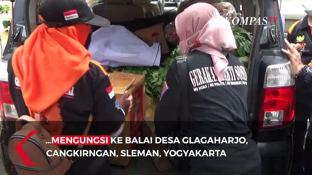 Solidaritas Warga Bantu Pengungsi Erupsi Gunung Merapi