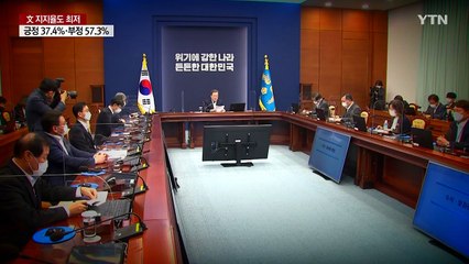 문 대통령 지지율 '37.4%' 역대 최저치...진보층도 등 돌렸다 / YTN