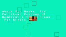About For Books  The Political Economy of Democratic Transitions  For Kindle