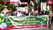 किसानों का साथ देने के लिए गंगाजल बिरादरी का तिरंगे के साथ दिल्ली कूंच