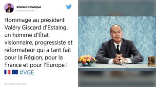 L'ancien président Valéry Giscard d'Estaing est mort 