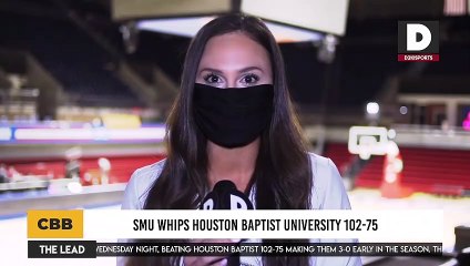 SMU Whips Houston Baptist University 102-75