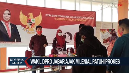 Begini Cara Wakil DPRD Jabar Ajak Milenial Patuhi Prokes