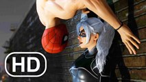 Undies Spider-Man Kisses Black Cat Almost Scene 4K ULTRA HD - Spider-Man Remastered PS5