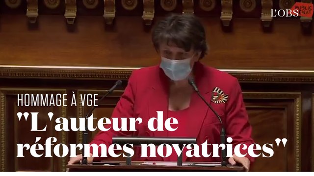 Roselyne Bachelot rend hommage à Valéry Giscard d'Estaing au Sénat