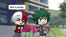 Love Triangle  MHA_BNHA reacts to ...  Reaction Au  Mha Pro hero’s react to