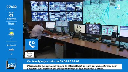 La matinale de France Bleu Alsace du 03/12/2020