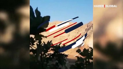 Deprem sonrası korkutan toprak kayması