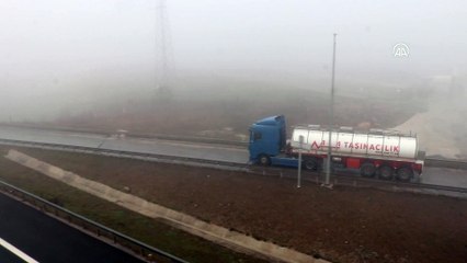 BOLU - Bolu Dağı'nda yoğun sis etkili oluyor