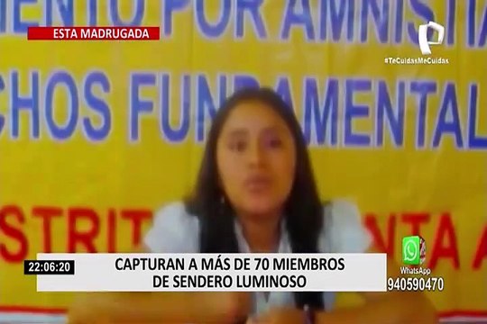 Capturan a 71 integrantes de Sendero Luminoso en megaoperativo de la Dircote