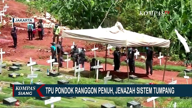 Lahan Jenazah Covid-19 Penuh, TPU Pondok Ranggon Hanya Layani Pemakaman Sistem Tumpang