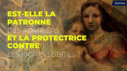 Cette sainte veille sur une quantité impressionnante de professions