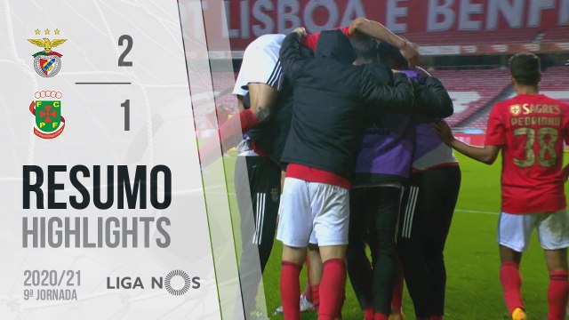 Highlights: Benfica 2-1 Paços de Ferreira (Liga 20/21 #9)