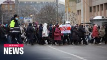 Over 300 detained in Belarus in anti-government protests