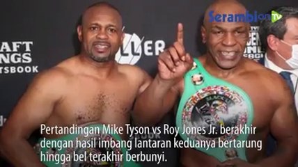 Boxing terbaru mike tyson vs roy jones berakhir imbang