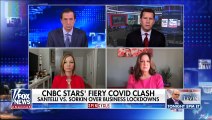 FOX News panel analyzes CNBC stars' fiery clash over COVID restrictions