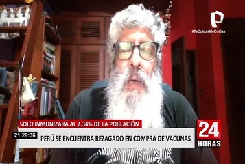 En el Perú solo se vacunará contra el coronavirus al 2.34 % de la población