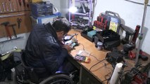 NEVŞEHİR - İş kazası sonucu engelli kalınca tekerlekli sandalye üretimine başladı