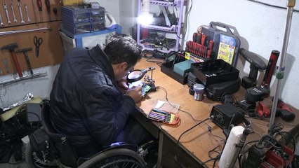 NEVŞEHİR - İş kazası sonucu engelli kalınca tekerlekli sandalye üretimine başladı