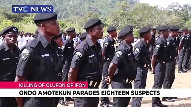 Ondo Amotekun parades eight suspects