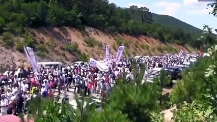 Kazdağları'nda nöbet tutan ve 600 bin lira ceza ile karşı karşıya kalan çevrecilerin dayanışma kampanyasına destek sürüyor