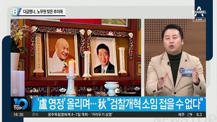 다급했나, 노무현 찾은 추미애