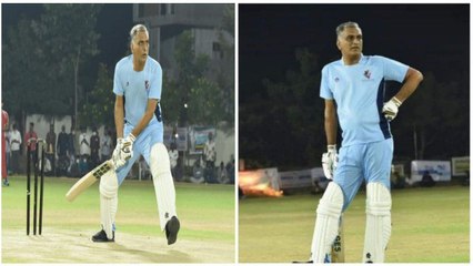 Minister Harish Rao Playing Cricket At Siddipet
