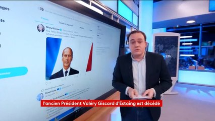 Mort de Valéry Giscard d'Estaing :  de nombreux hommages pour saluer la mémoire de l'ancien chef d'État
