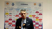 10.Runde: Vienna Capitals Headcoach Dave Cameron nach dem Spiel gegen die Graz99ers