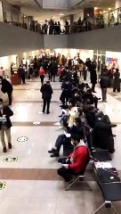 İstanbul Adliyesi'nde sosyal mesafe hak getire!