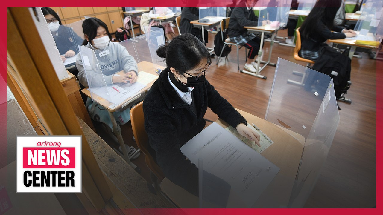 How S. Korea's nat'l college entrance exam was taken amid COVID-19 pandemic
