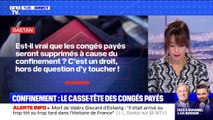 Les congés payés vont-ils être supprimés à cause du confinement? - BFMTV répond à vos questions