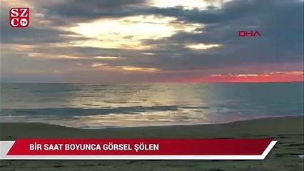 Bir anda suyun üstünde belirdiler, herkes telefonlara sarıldı