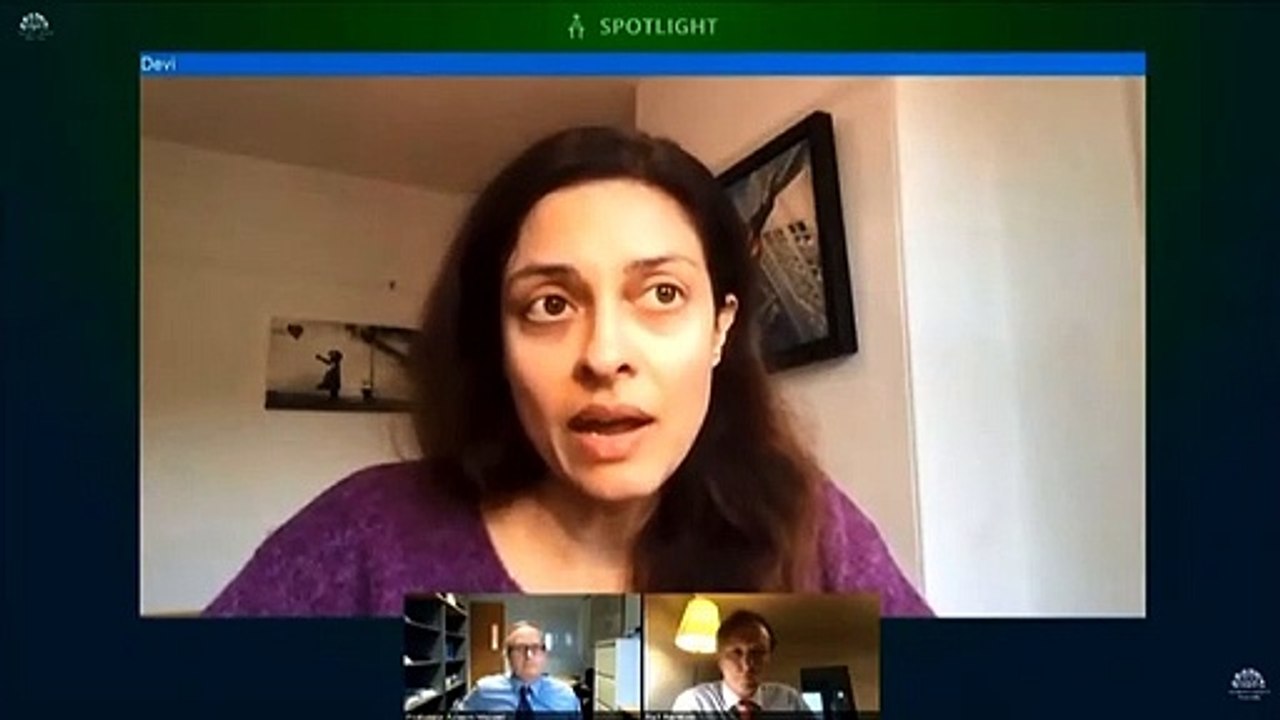 Professor of Global Public Health Devi Sridhar...