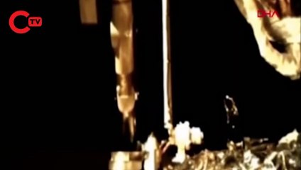 Chang’e-5’in Ay’da kaya örnekleri topladığı o anlar görüntülendi