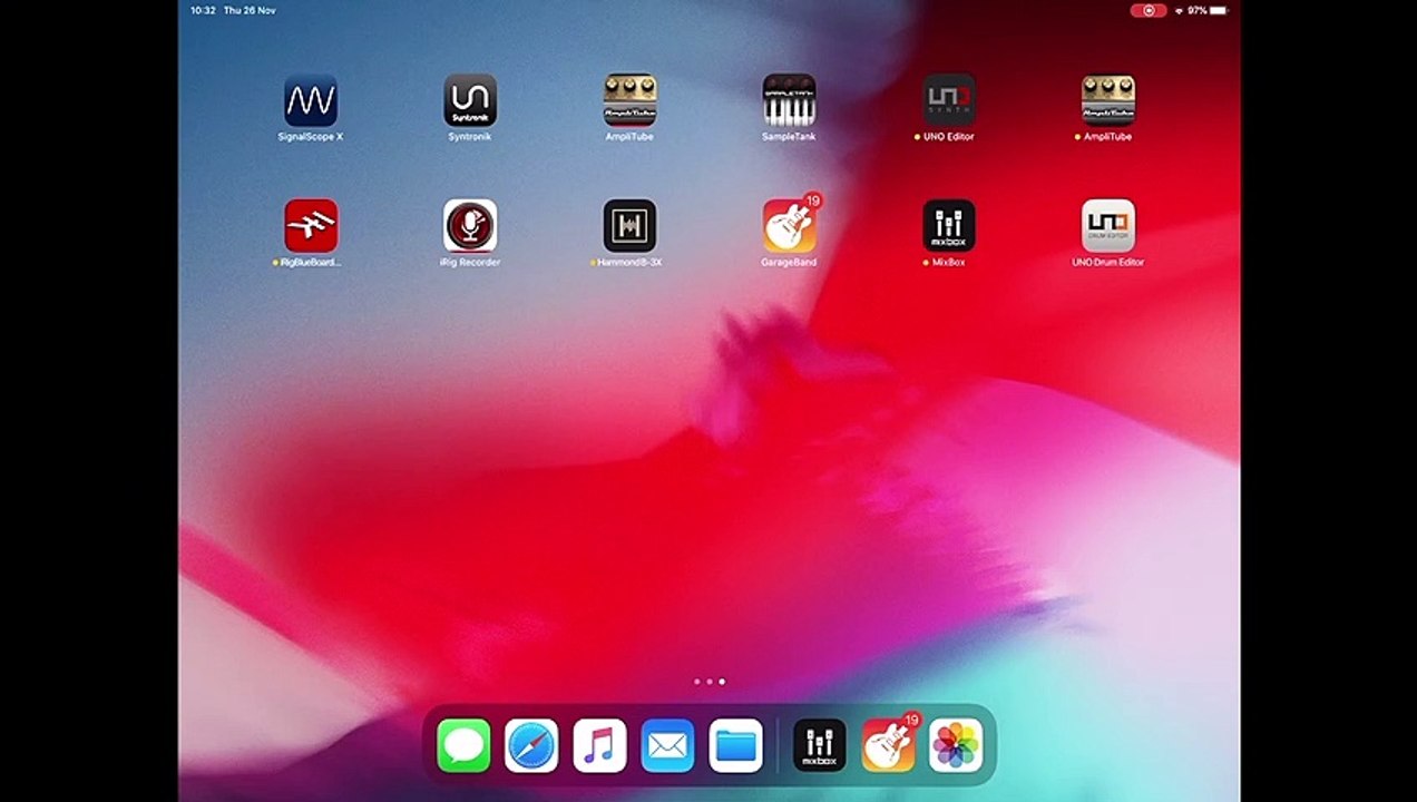 Présentation de MixBox CS sur iPad