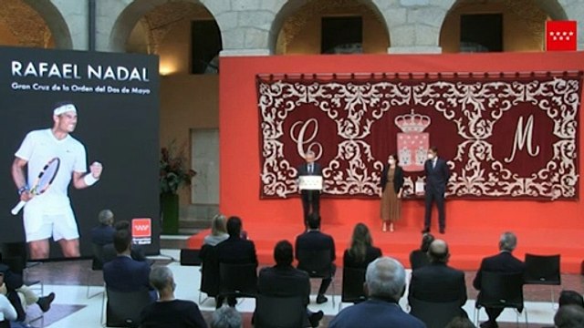 Ayuso agradece a Nadal que sea capaz de unir a todos los españoles