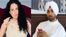 Kangana Ranaut ने Diljit Dosanjh को दिया करारा जवाब | FilmiBeat