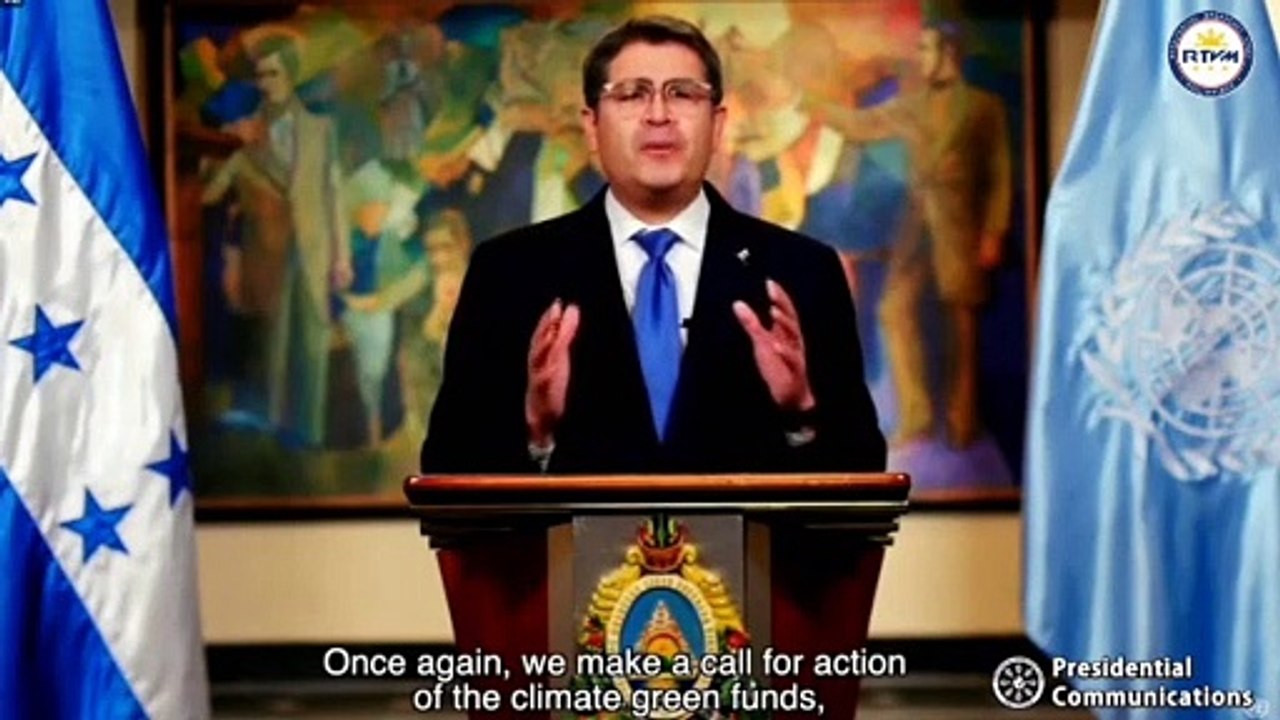 President Rodrigo Roa Duterte delivers his remarks during the 31st Special Session of the United Nations General Assembly (UNGA) in Response to the Coronavirus Disease 2019 (COVID-19) Pandemic via virtual convention from the UN Headquarters in New York on