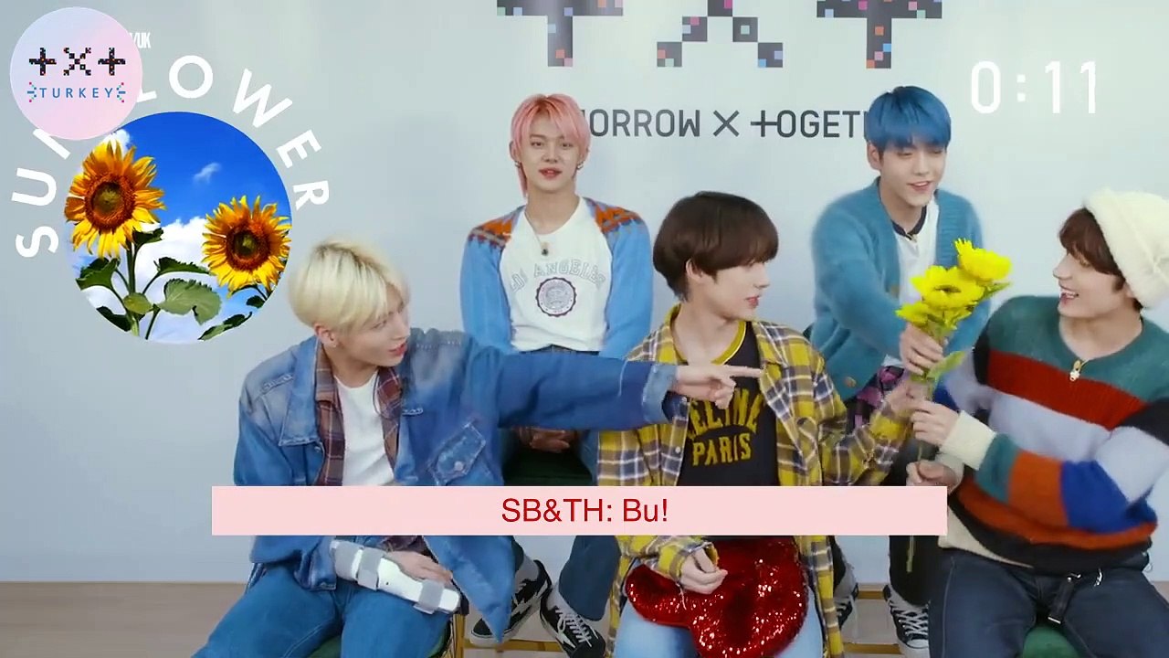 [Türkçe Altyazılı] TXT sing One Direction, BTS and Jessie J in a game of Top of the Props | Cosmopolitan UK
