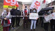 Oubliés du Ségur de la santé, les salariés de la MAS de Brienne-le-Château manifestent