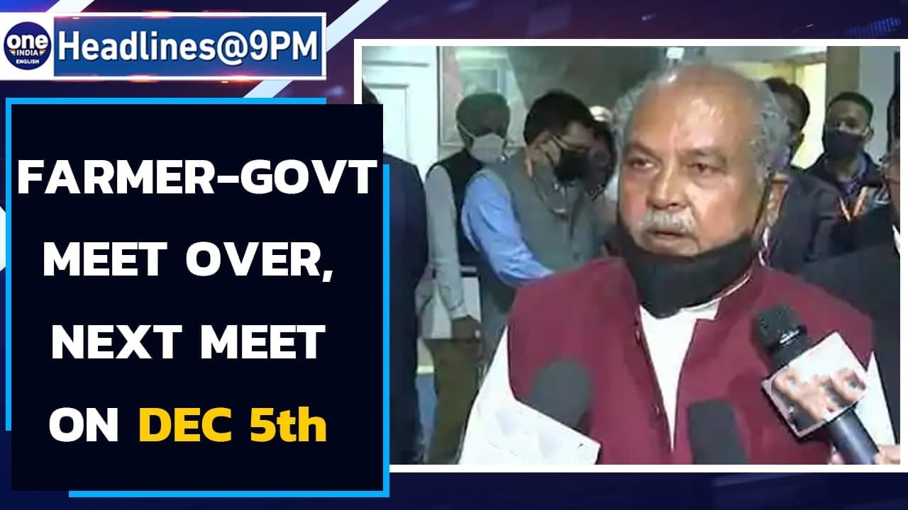 Farmer-Govt meet ends without any breakthrough,...