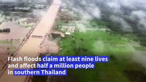 Deadly floods hit southern Thailand, killing nine