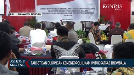 Target Dan Dukungan Kemenkopolhukam Untuk Satgas Tinombala